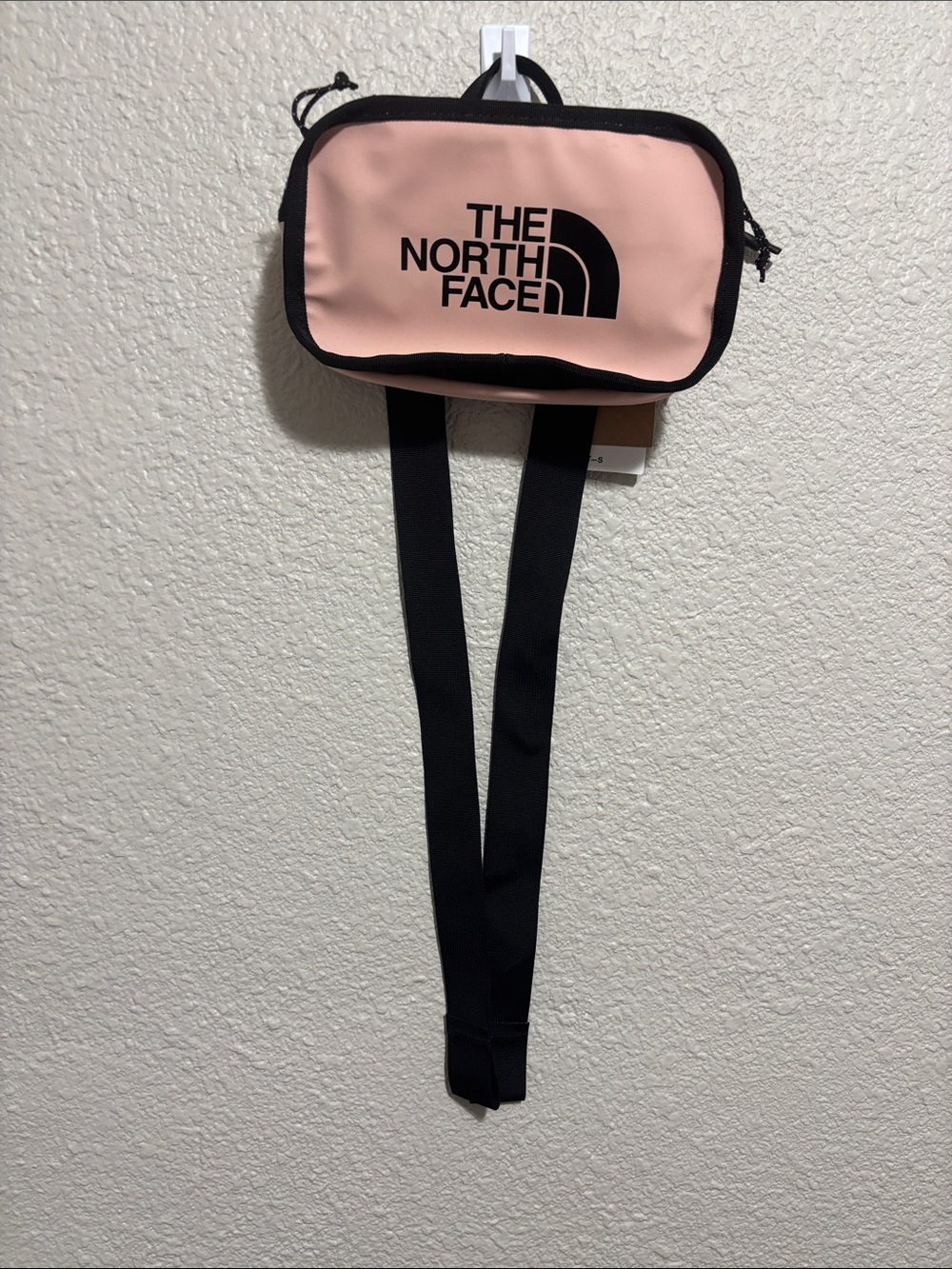 The North Face Blush Pink and Black Waist Pack